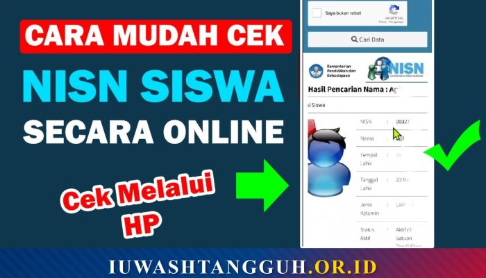 Cara Cek NISN Berdasarkan NIK