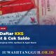 Cara Daftar KKS Pakai NIK KTP Lengkap Dengan Syarat, Langkah Pendaftaran, hingga Cek Saldo di ATM dan Aplikasi