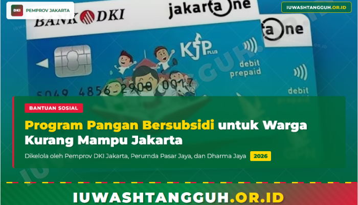 Sembako Murah Jakarta 2026, Panduan Daftar KJP Pasar Jaya dengan Sistem Antrean H-1 dan OTS