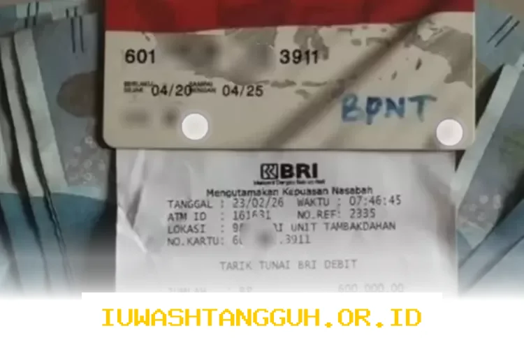 Apakah Anda Penerima KPM? Cek Ciri-ciri Bansos Rp600.000 Cair 2 Kali ke Rekening Anda!
