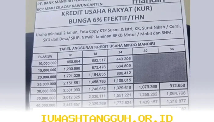 KUR 2026 Bank Mandiri Hadir dengan Plafon Mulai Rp25 Juta, Ini Rinciannya yang Perlu Anda Ketahui!