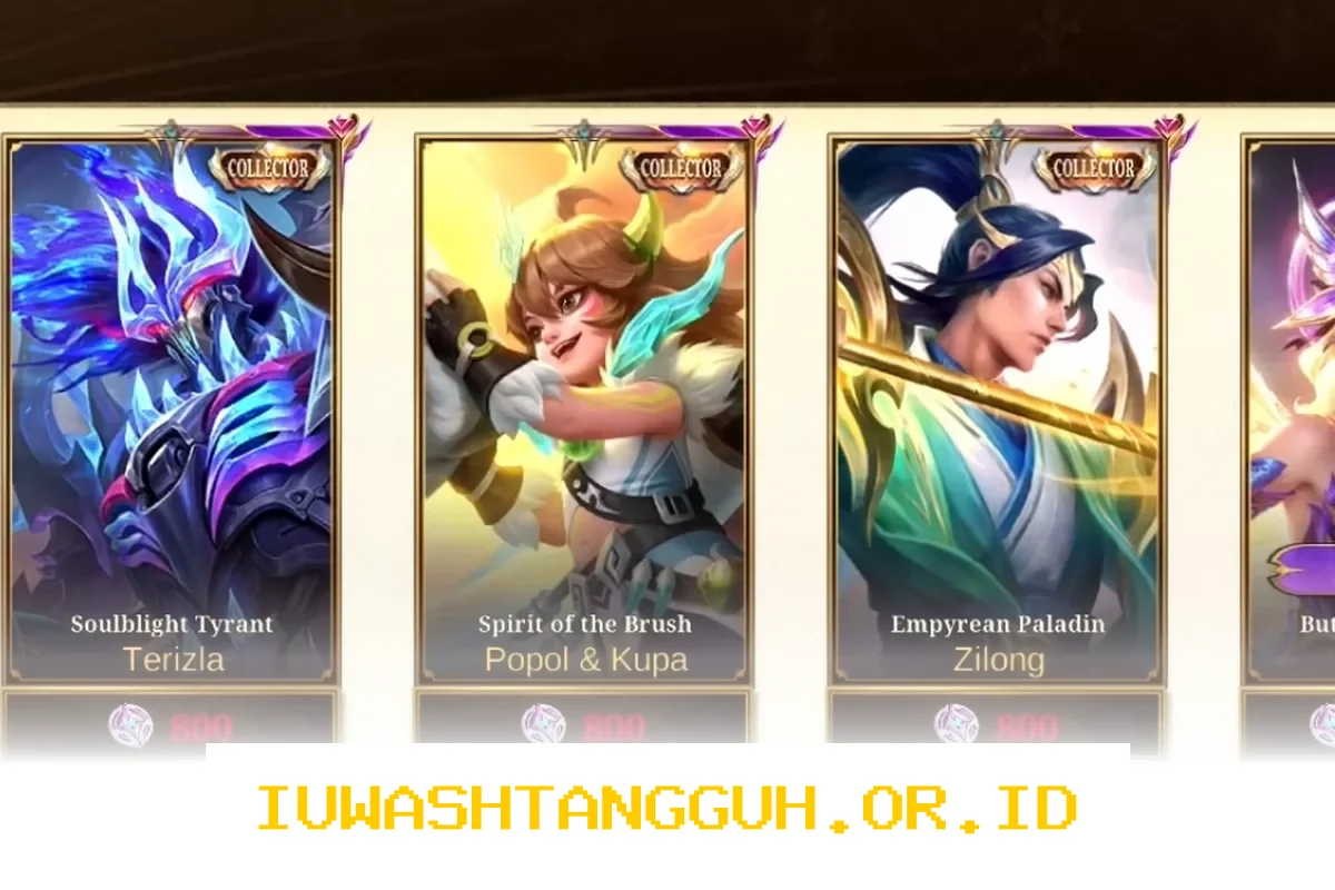Prediksi Harga Skin Collector Resale Maret dan April 2026 di Mobile Legends