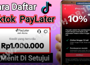 Cara Aktifkan TikTok PayLater 2026, Syarat Mudah dan Limit Kredit Langsung Cair!