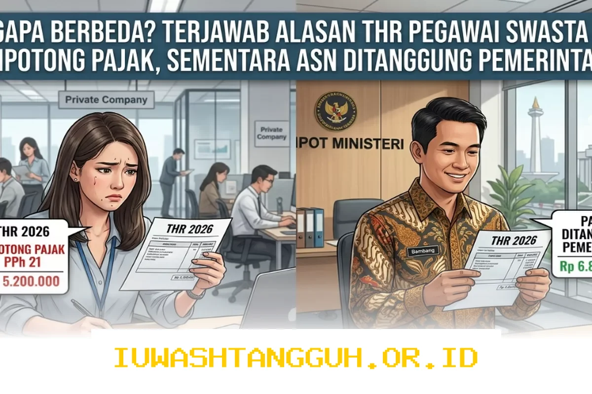 Alasan THR Pegawai Swasta 2026 Dipotong Pajak, Beda Nasib dengan ASN yang Dibiayai Negara