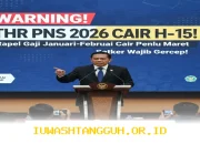 Anggaran THR 2026 Tembus Rp 49,9 Triliun, PNS Pusat dan TNI-Polri Terima Tunjangan 100 Persen