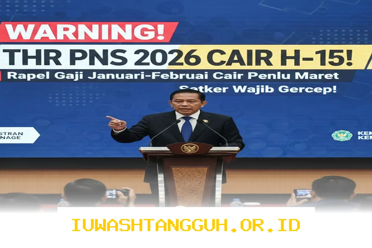 Anggaran THR 2026 Tembus Rp 49,9 Triliun, PNS Pusat dan TNI-Polri Terima Tunjangan 100 Persen