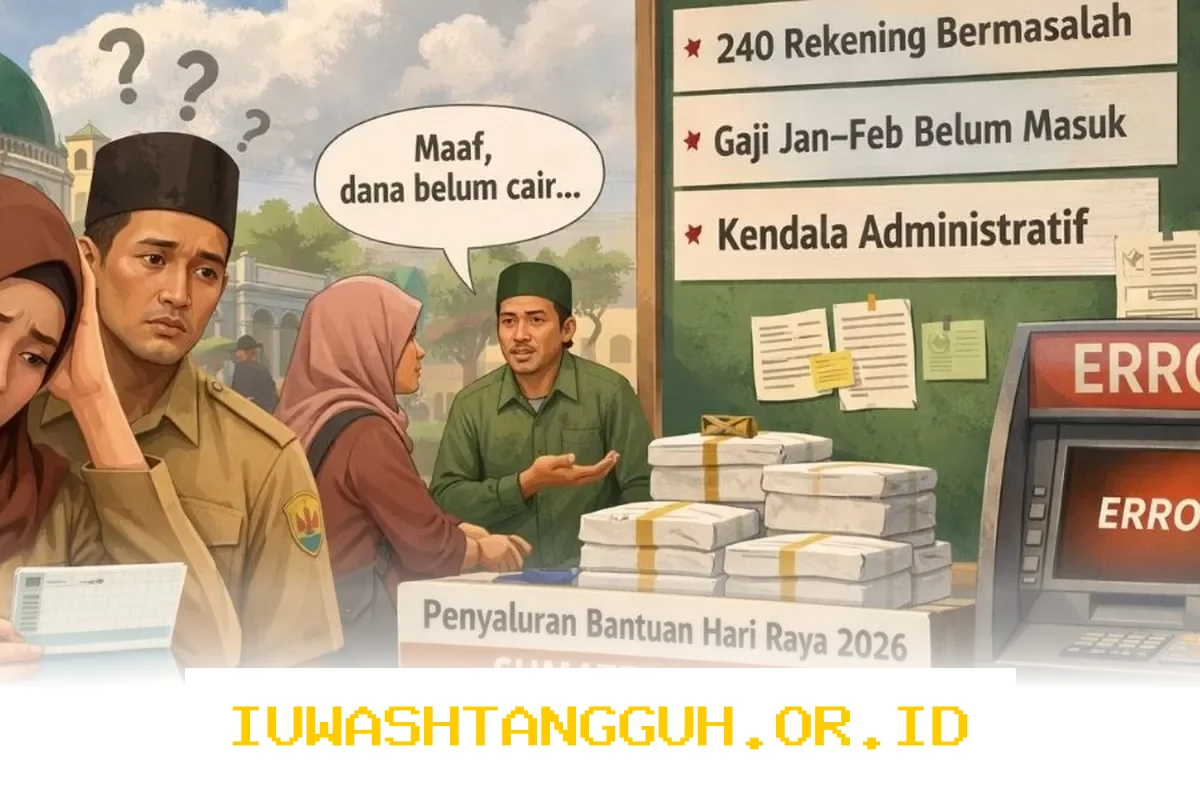 Bantuan Hari Raya PPPK Paruh Waktu Sumut 2026 Terkendala, 240 Rekening Diperiksa, Gaji Januari–Februari Masih Belum Lunas