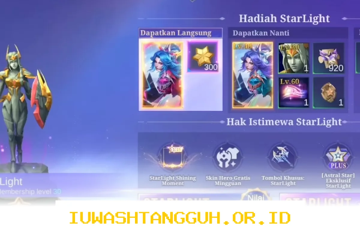 Cara Mendapatkan Kartu Starlight Maret 2026 di Mobile Legends Secara Gratis dan Raih Hadiah COA Melimpah