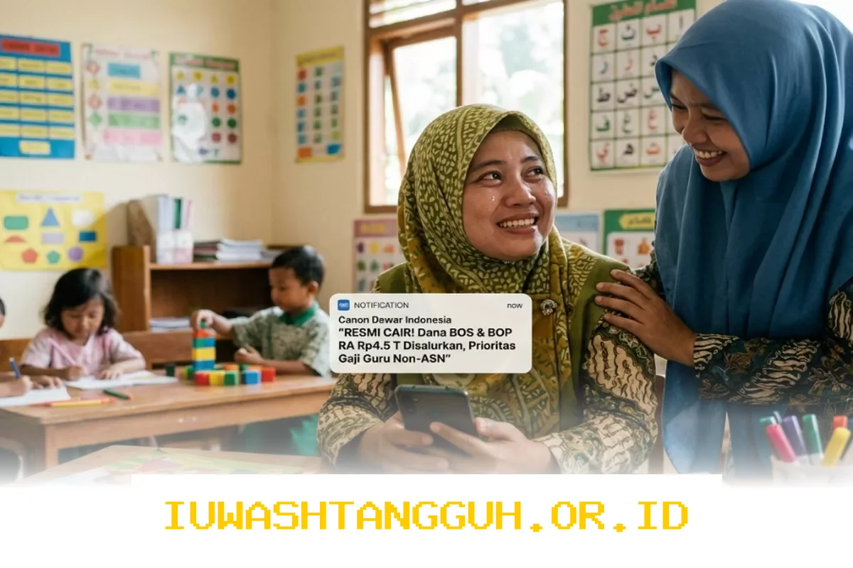 Dana BOS dan BOP RA Sebesar Rp4.5 Triliun Resmi Dicairkan untuk Kesejahteraan Guru Non ASN