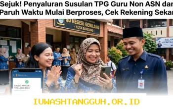 Guru Non ASN dan PPPK Paruh Waktu Terima Kabar Baik, Proses Penyaluran TPG Susulan Telah Dimulai, Segera Periksa Rekening Anda!