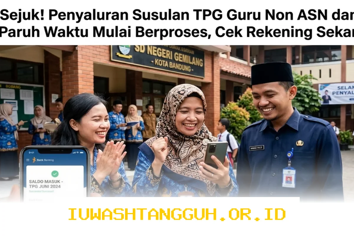 Guru Non ASN dan PPPK Paruh Waktu Terima Kabar Baik, Proses Penyaluran TPG Susulan Telah Dimulai, Segera Periksa Rekening Anda!
