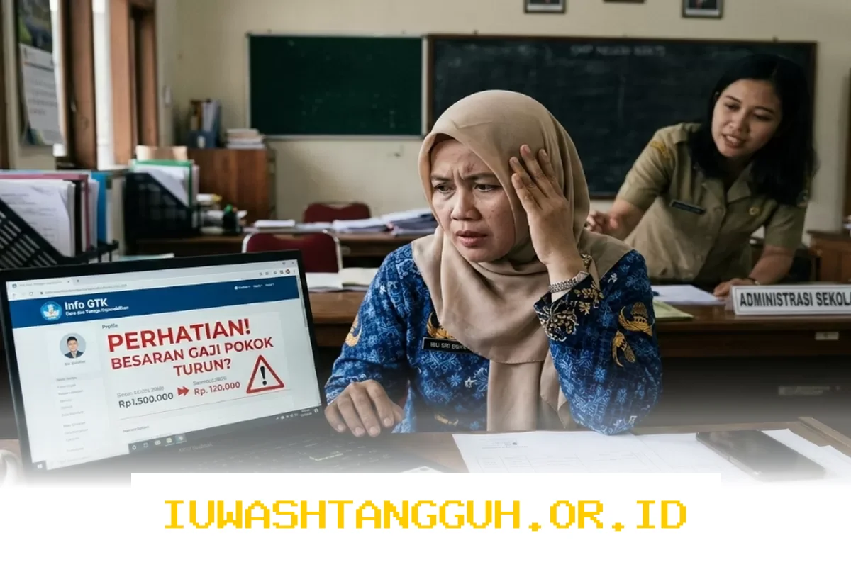 Guru Tenang Dulu! Penurunan Gaji Pokok di Info GTK Bukan Tanpa Alasan, Ini Penjelasan dan Alternatifnya