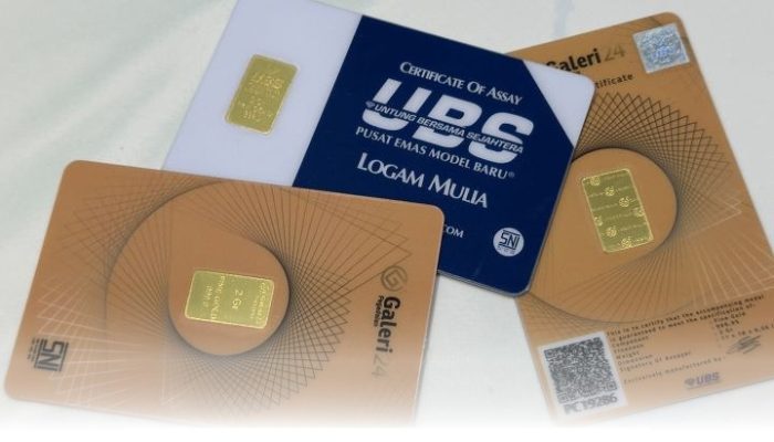 Harga Emas UBS dan Galeri 24 di Pegadaian Terus Naik, Simak Daftar Harganya Sekarang