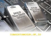Harga Perak Antam pada perdagangan hari ini tercatat turun menjadi Rp44.100 per gram.
