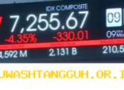 Indeks Harga Saham Gabungan Terpantau Turun Seiring Kenaikan Harga Minyak Global