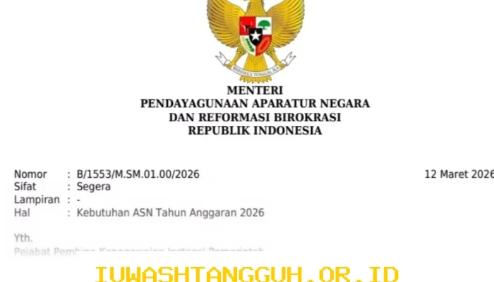 Instansi Harus Segera Usulkan Formasi ASN 2026 Sebelum Batas Akhir Maret, Bagaimana Pengaruhnya terhadap Rekrutmen CPNS dan PPPK?