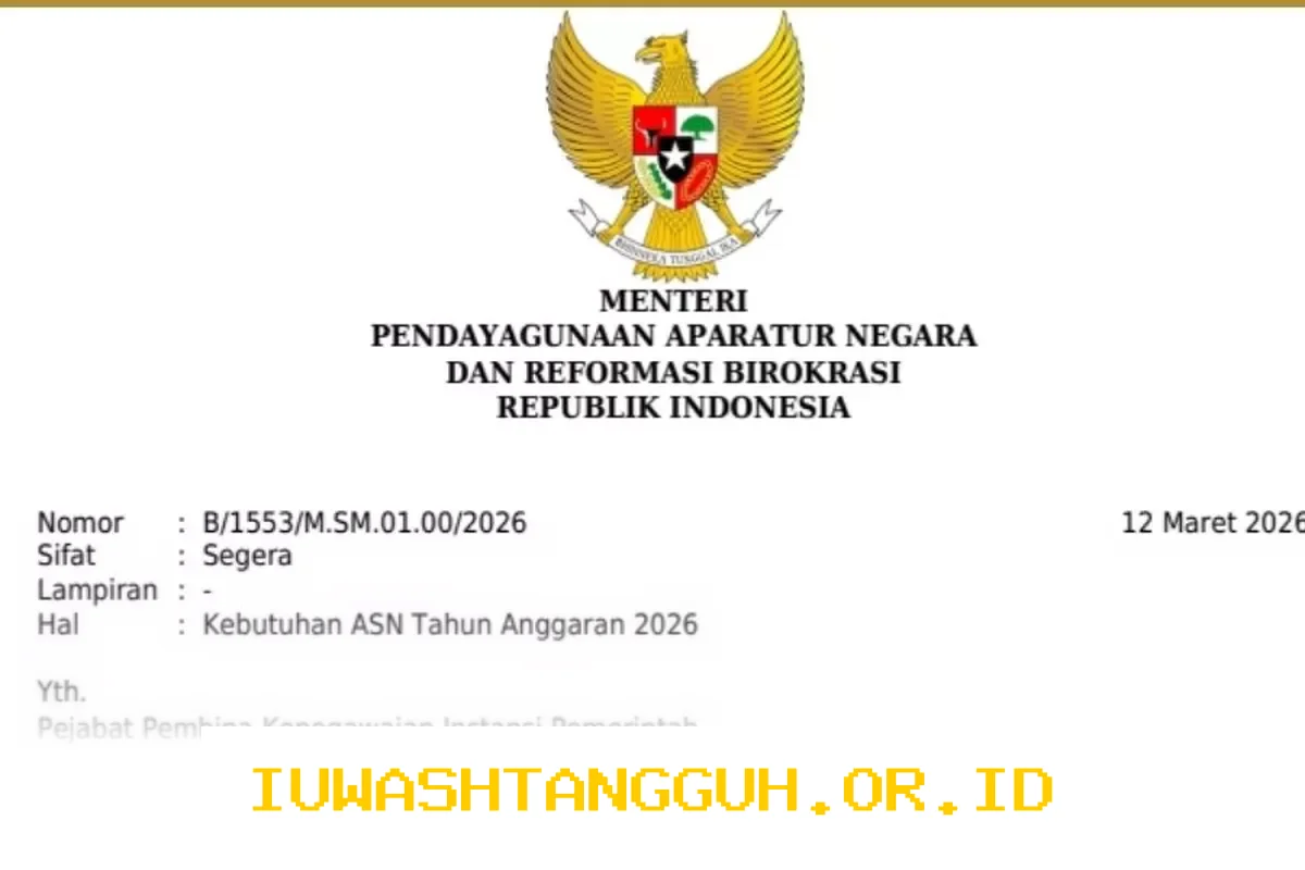 Instansi Harus Segera Usulkan Formasi ASN 2026 Sebelum Batas Akhir Maret, Bagaimana Pengaruhnya terhadap Rekrutmen CPNS dan PPPK?