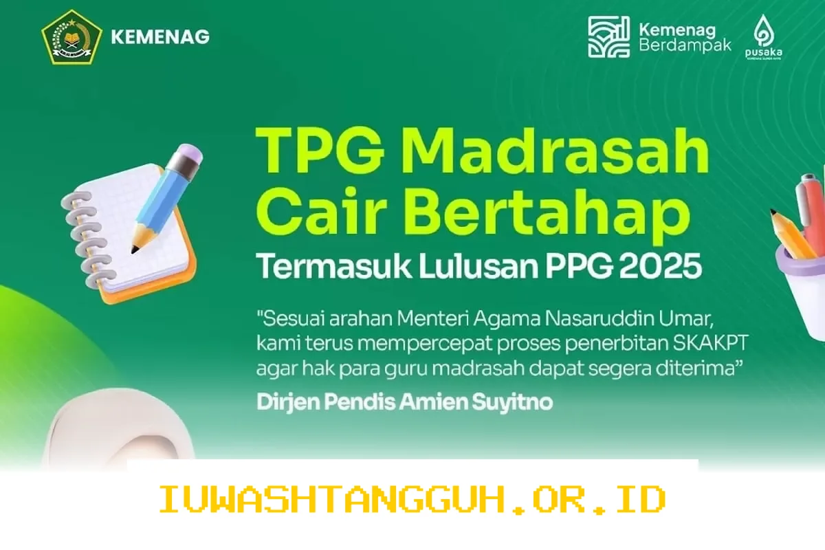 Jadwal Pencairan TPG Madrasah 2026 Telah Dimulai, Simak Waktu Penerbitan SKAKPT Secara Berkala!