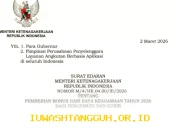 Ojol yang Aktif Selama 12 Bulan Akan Dapat BHR atau Bonus Hari Raya 2026, Minimal 25 Persen dari Pendapatan, Ini Isi Surat Edaran Resminya
