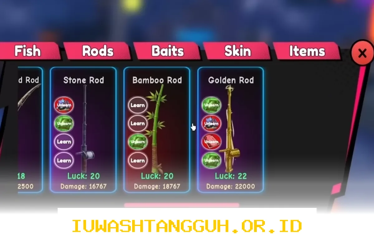 Panduan Lengkap Menemukan dan Memperoleh Hidden Fishing Rod Bamboo Rod di Titan Fishing