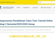 Pembukaan Kesempatan Menjadi Tutor Online UT Semester Genap 2025/2026 Tahap Kedua, Simak Persyaratan dan Kuota yang Tersedia