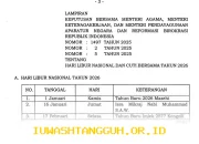 Pemerintah Resmi Tetapkan Jadwal Libur Lebaran 2026, Ini Rincian Tanggal Merah dan Waktu Cuti ASN serta Libur Sekolah