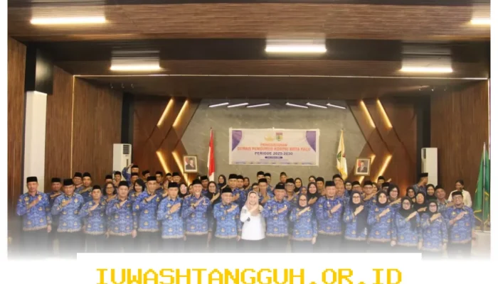 Pengukuhan Pengurus KORPRI Kota Palu Periode 2025–2030 Diikuti Wali Kota Hadianto Rasyid
