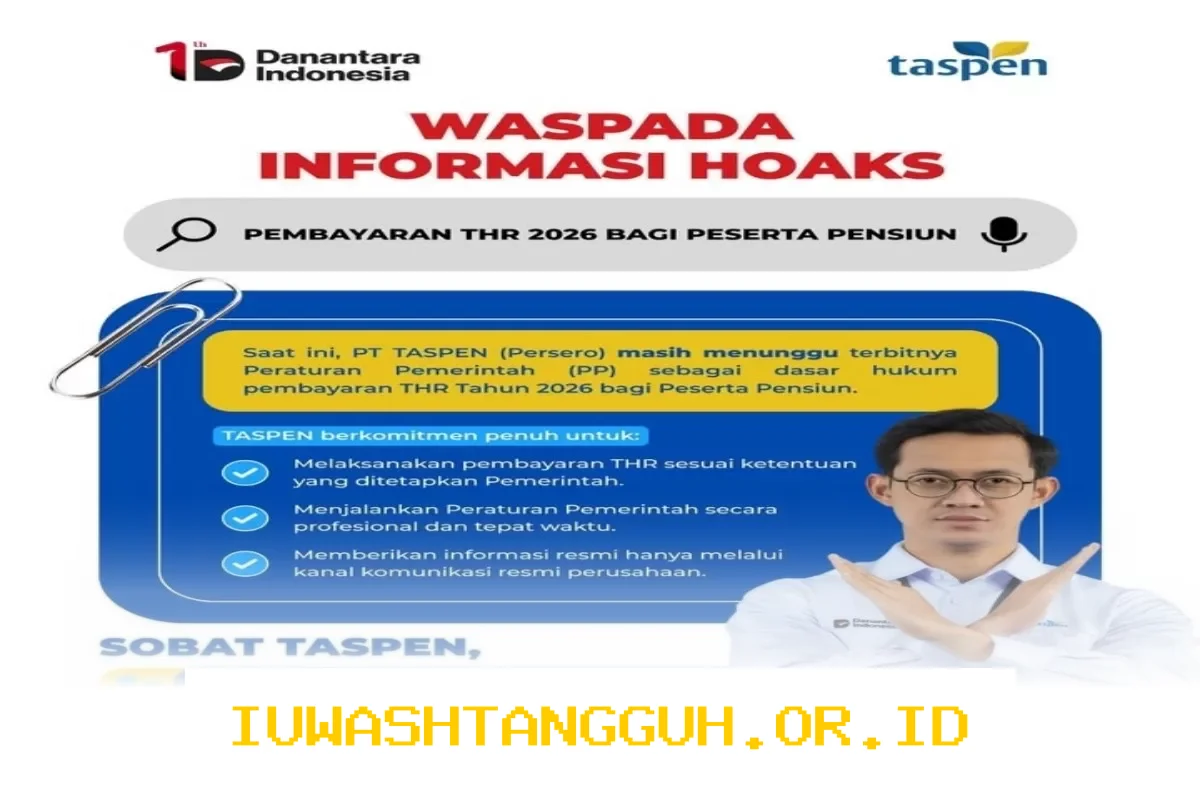 Pensiunan PNS Dapat Kabar Baik soal THR 2026, PT Taspen Beri Penjelasan Berbeda