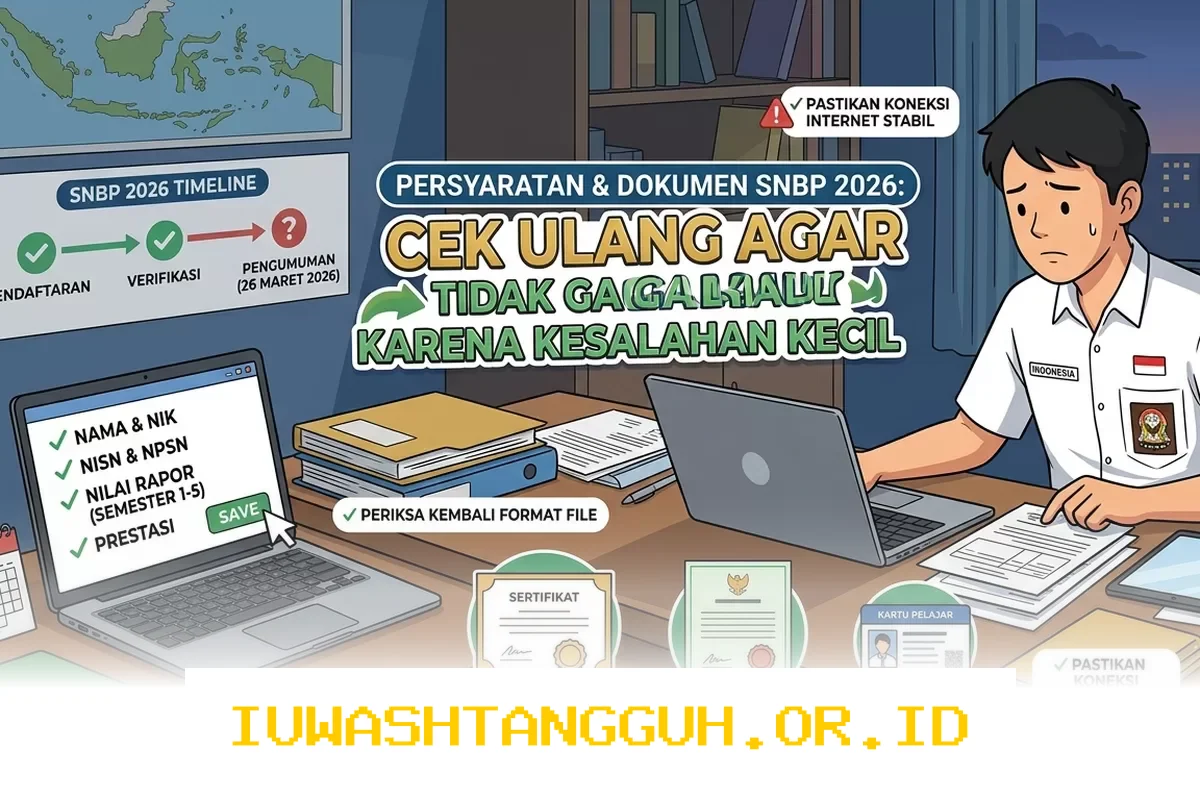 Persiapkan Dokumen Penting untuk SNBP 2026, Pastikan Kesempatan Lolos Seleksi Semakin Besar