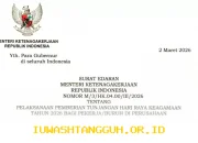 Perusahaan Diminta Segera Cairkan THR 2026 Secara Penuh kepada Karyawan