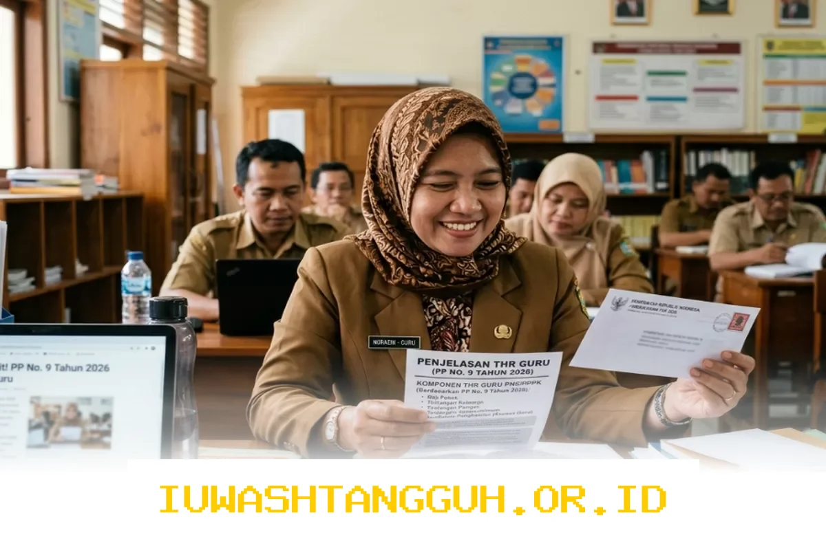 PP No 9 Tahun 2026 Resmi Atur THR Guru yang Berbeda dari ASN Lain, Ini Penjelasannya