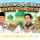 Prabowo serta Gibran Terima THR 2026, Simak Besaran Uang yang Diterima
