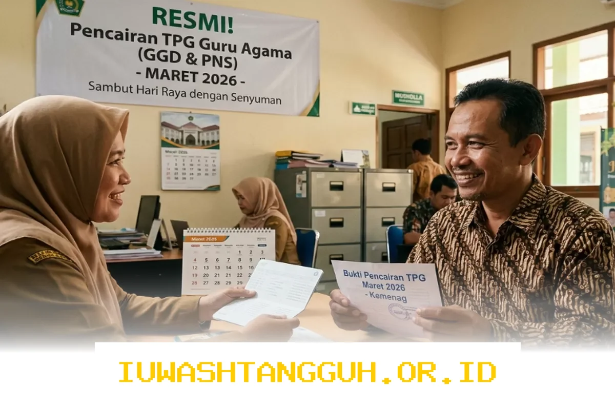 Resmi! Kemenag Cairkan TPG Guru Agama di Sekolah Pada Bulan Maret 2026, Harapan Baru Menjelang Hari Raya