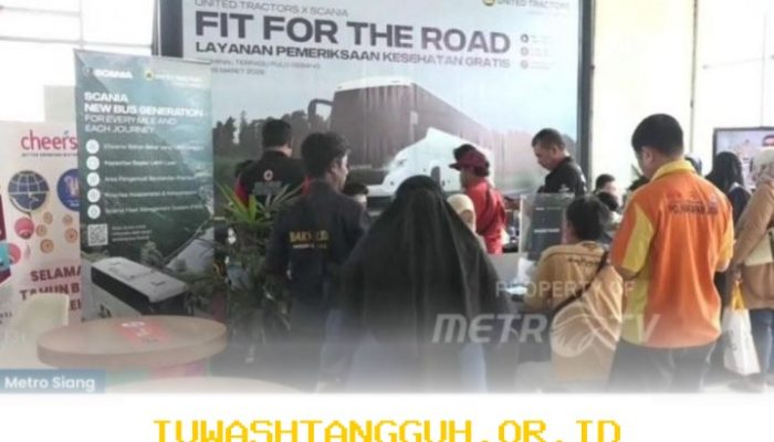 Sebelum Arus Mudik Lebaran, United Tractors dan Scania Bangun Posko Kesehatan di Pulo Gebang untuk Cegah Penyebaran Penyakit