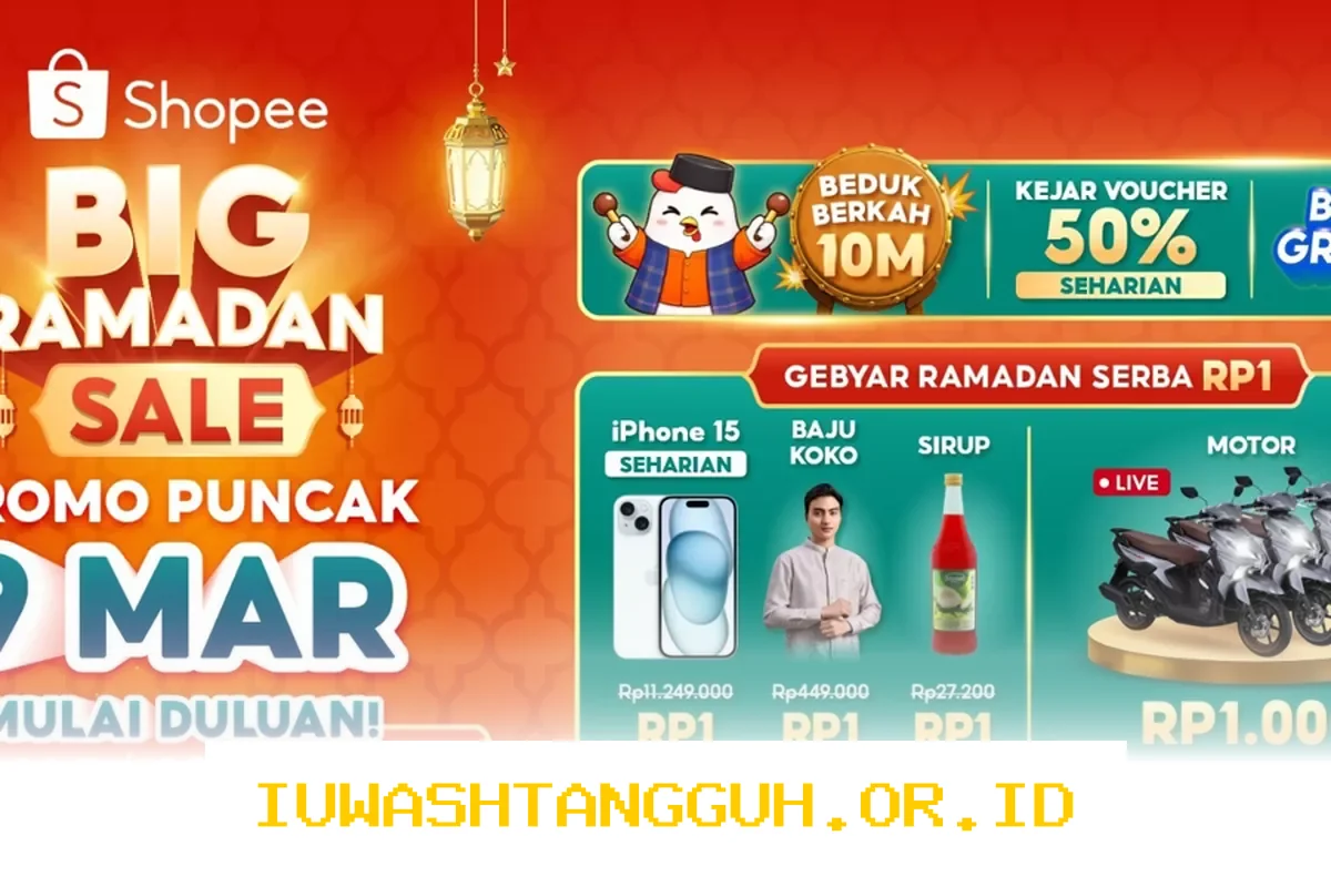 Shopee Hadirkan Promo Menarik untuk Persiapan Lebaran di Puncak Big Ramadan Sale 9 Maret 2026