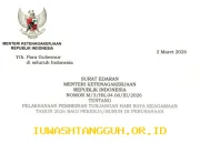 Surat Edaran THR 2026 Tegaskan Hak Buruh, Perusahaan Wajib Bayar Penuh Sebelum Lebaran Tujuh Hari