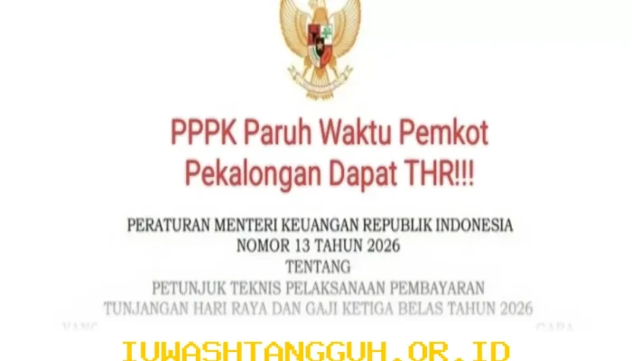 THR Rp500 Ribu Cair untuk PPPK Paruh Waktu Pemkot Pekalongan