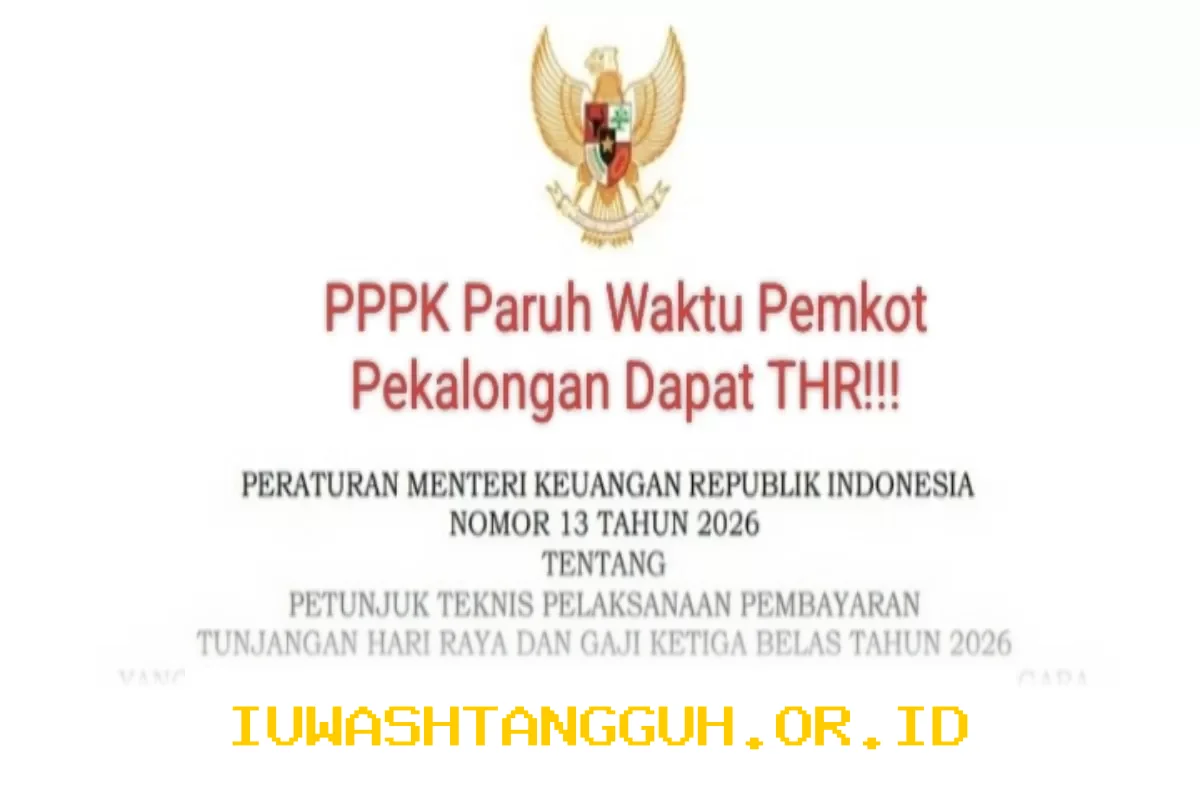 THR Rp500 Ribu Cair untuk PPPK Paruh Waktu Pemkot Pekalongan