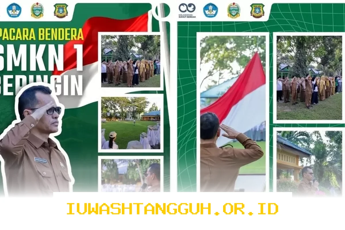 Upacara dan Penegakan Disiplin Siswa SMKN 1 Beringin pada Hari Pertama Masuk Sekolah Setelah Lebaran 1447 H