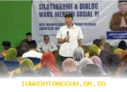 Wamensos Agus Jabo Priyono Gelar Silaturahmi dan Salurkan Bansos Sembako di Desa Ngampeldento Menjelang Lebaran 2026