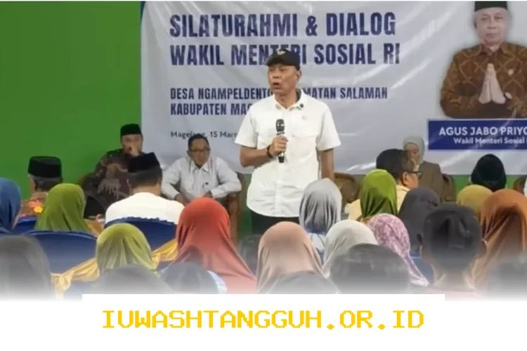 Wamensos Agus Jabo Priyono Gelar Silaturahmi dan Salurkan Bansos Sembako di Desa Ngampeldento Menjelang Lebaran 2026