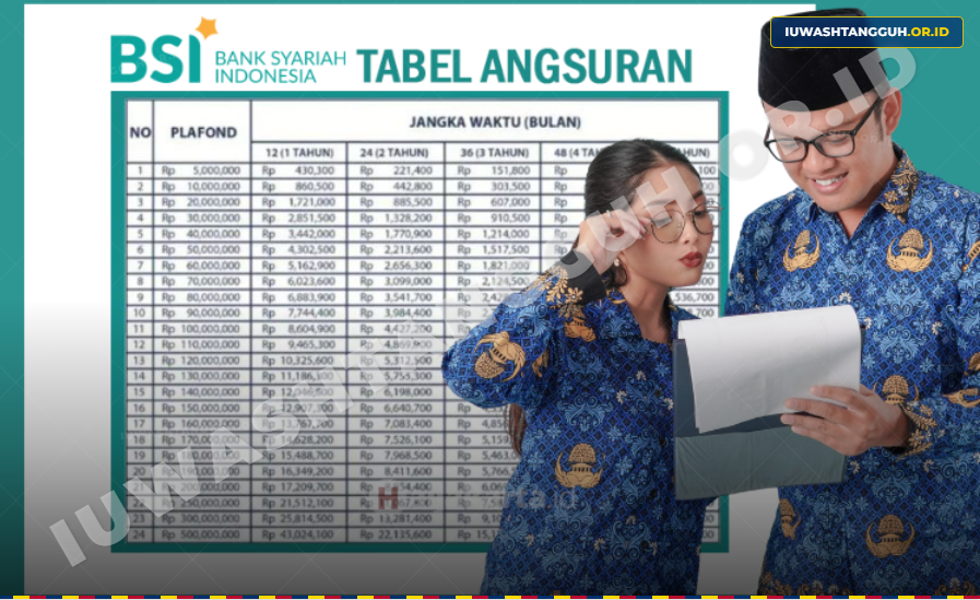 Tabel Angsuran KUR BSI 2026 Terbaru, Cicilan Lengkap Semua Plafon dari Rp1 Juta hingga Rp500 Juta