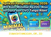 Cara Praktis Tarik Saldo 200 Rupiah ke Dana dan OVO Lewat Aplikasi Penghasil Cuan 2026