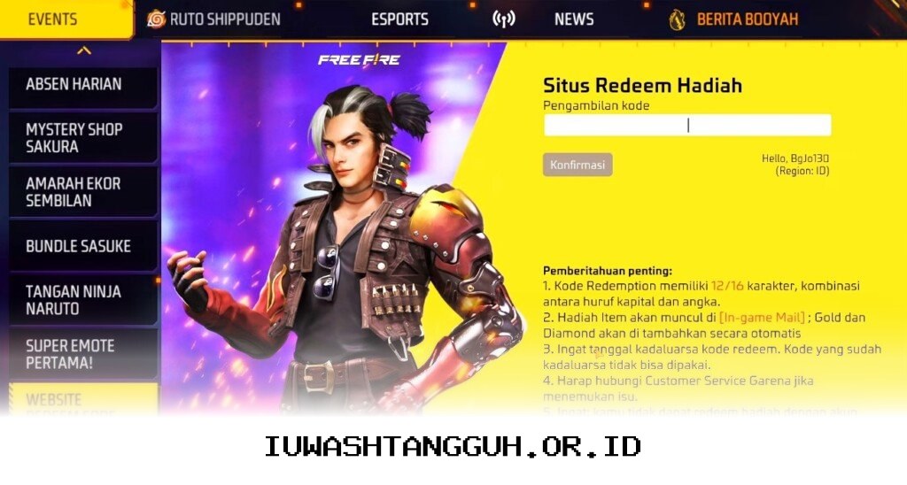 Daftar 10 Kode Redeem FF Terbaru 29 April 2026 untuk Dapatkan Skin Gratis dan Item Rare
