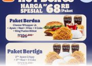 Daftar 5 Paket Hemat Bukber di Burger King 2026 yang Bikin Kenyang dan Tetap Hemat