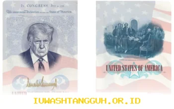 Desain Baru Paspor Amerika Serikat Edisi Khusus Rayakan 250 Tahun dengan Sosok Trump