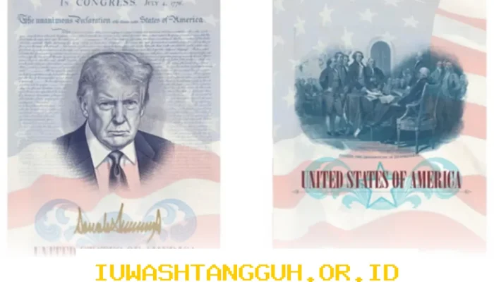 Desain Baru Paspor Amerika Serikat Edisi Khusus Rayakan 250 Tahun dengan Sosok Trump