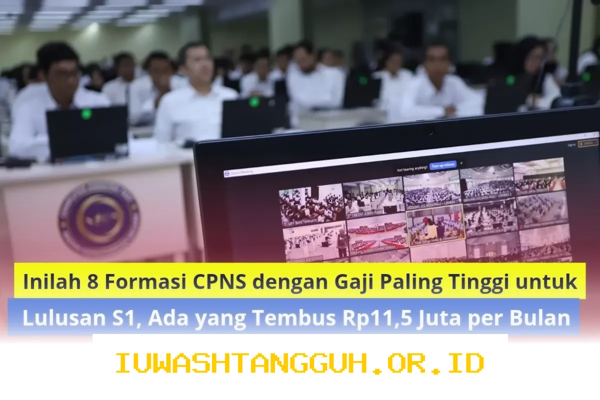 Formasi CPNS 2026 dengan Gaji Tinggi Sampai Rp11,5 Juta per Bulan untuk Lulusan S1 Terbaru