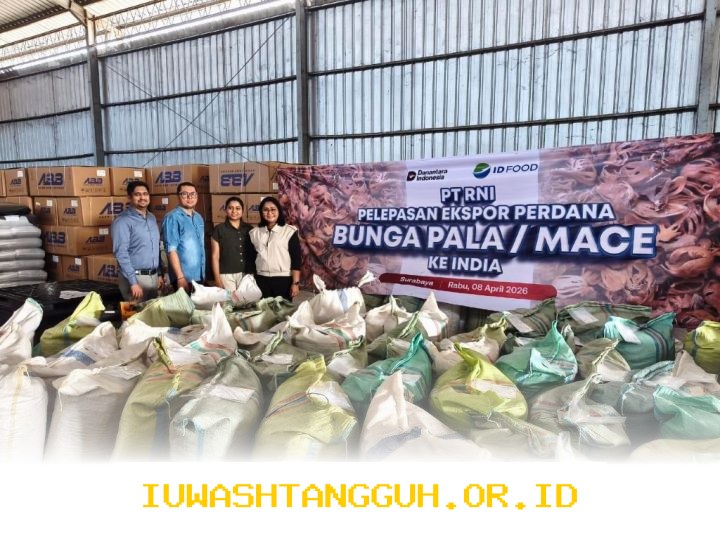 ID Food Sukses Ekspor Pertama Bunga Pala ke India pada 2026, Targetkan Pasar Rempah Asia Tenggara