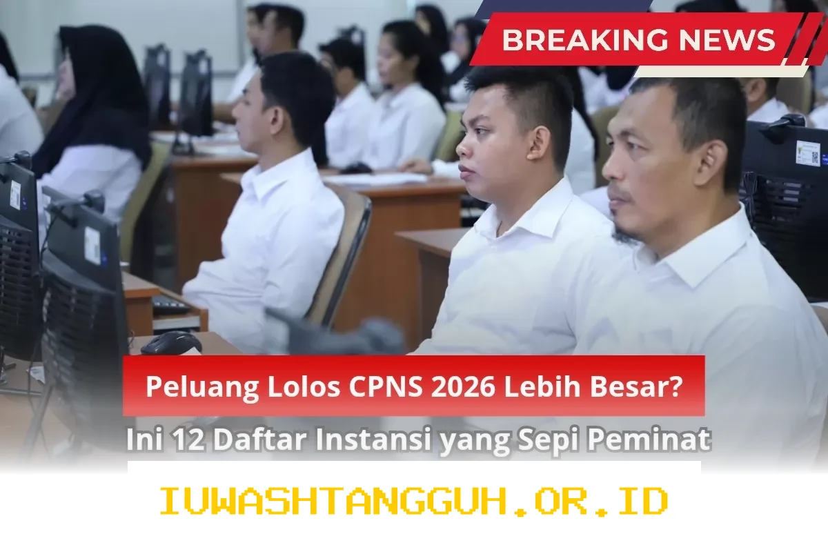 Ini Dia 12 Instansi CPNS 2026 dengan Peminat Sedikit, Peluang Lolos Makin Terbuka Lebar